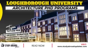 Architecture phd Programs