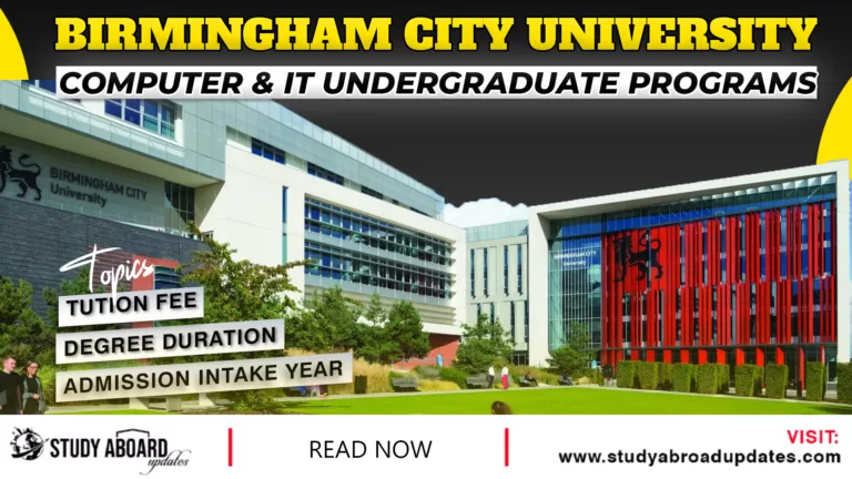 Computer & IT undergraduate Programs