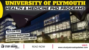 Health & Medicine phd Programs