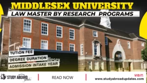 Law Master by Research Programs