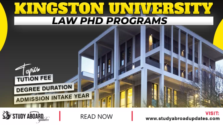 Law phd Programs